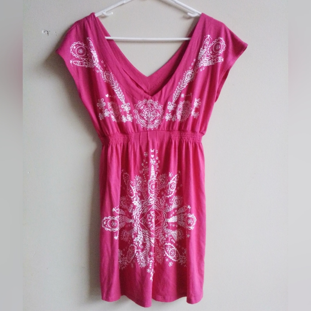 Venus wide neck swim cover-up dress